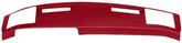 1986-93 Chevrolet / GMC S-10, S-15 without Side Vent Cut-Outs - ABS Dash Cover - Red 