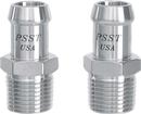 Stainless Steel Heater Hose Fittings - 1/2" NPT - 5/8" i.d. x 1-3/4" L
