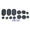 1971-73 Ford Mustang/Mercury Cougar; Body Rubber Plug Kit; 13 Pieces