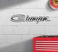 Photorealistic Metal Sign; Charger Logo; Measures 22" X 4" 