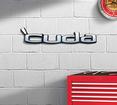 Photorealistic Metal Sign; 'Cuda Logo; Measures 20" X 4"