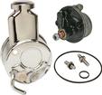 1969-70 Full Size Big Block Power Steering Pump With Reservoir - Chrome