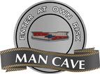 18" X 14" Chevy V8 Crest Man Cave Metal Sign