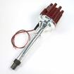 Chevrolet V8 Pertronix Flame Thrower Billet Distributor; Ignitor II; Mechanical Centrifugal Advance; With Red Female Post Cap