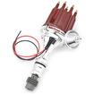 Oldsmobile V8 Pertronix Flame Thrower Billet Distributor with Red Male Post Cap