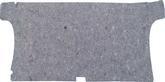 1962-65 Chevy II, Nova; Rear Seat to Trunk Partition Jute Padding
