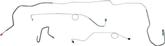 1968-70 Mopar B-Body With Hemi And Power Drum Brakes 4 Piece OE Material Front Brake Line Set
