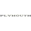 1966-71 Plymouth; "Plymouth" Hood or Trunk Emblem Set; 8 Letter Set; Mopar Licensed 