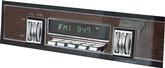 1967-70 Mopar A/B-Body RetroSound Redondo Radio w/SiriusXM - Thumb Roller - Chrome Buttons & Rollers