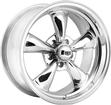 REV Wheels; 100 Classic Series; 15X8; 5X4.5; 4.5 Backspace; With Machined Lip And Polished Finish