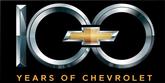 24" x 12" 100 Years of Chevrolet Metal Sign