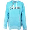 Extra Large Ladies Camaro Hooded Sweatshirt; Front Pouch Pocket; Light Blue