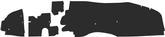 1962-67 Chevy II, Nova; Firewall Insulation Pad