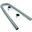 36" Flexible Stainless Steel Radiator Hose Set; With Chrome Ends