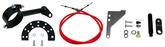 Ididit Steering Column Cable Shift Linkage Kit - 2 1/4" Ford column - 4R70W/AODE Trans