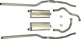 1955 Chevrolet 8 Cylinder Sedan / Hard Top Stainless Steel Dual Exhaust System