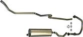 1957 Chevrolet 8 Cylinder Sedan / Hard Top Stainless Steel Single Exhaust System