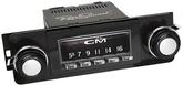 RetroSound Radio Screen Protector Set with Vintage Style "GM" Lettering Logo