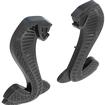 1994-14 Ford Mustang; Fender Emblems; Cobra Snake; Black Chrome With Black Accents; 4.25"