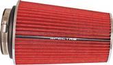 10-1/2" Tall HPR® Cone Air Filter for 3", 3-1/2" and 4" Tube - Red/Chrome