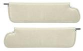 1969-72 Chevrolet, GMC Truck, Blazer, Jimmy, Suburban; Padded Walrus Grain Vinyl Sun Visors; Off White; Pair - Brand: PUI