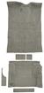 1995-05 Blazer/Jimmy; Mid-Size/4-Door; Carpet Kit; Passenger and Cargo Area; Molded; Cut Pile; Standard Backing; Med Sand Gray / Neutral