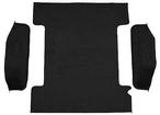 1973-74 Blazer/Jimmy; Carpet; Cargo Area; 3-Piece Set; Molded Wheel Well Covers; Standard Backing; Loop; Black