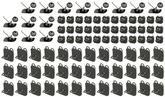 1962-66 Chevrolet Pickup; Side Molding Clip Set; Upper and Lower; Short Bed; 86-Pieces
