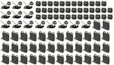 1962-66 Chevrolet Pickup; Side Molding Clip Set; Upper and Lower; Long Bed; 94-Pieces