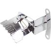 Chrome Bolt-On Timing Tab Without Pointer; Chevrolet Small Block; With 6", 7" Or 8" Balancer