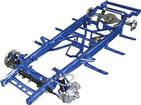 1947-53 GM Truck Small Block TCI Chassis Stage II Narrowed Pro-Street Frame with Coil-Overs