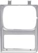 1985-88 Chevrolet/GMC Truck/SUV; Headlamp Bezel; Single Headlamps; Without Chrome Grill; Silver; LH