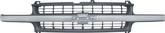1999-06 Chevrolet GMT800 Series Truck, SUV; Front Grill; Argent Silver and Black