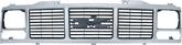 1988-93 GMC Pickup, Jimmy, Yukon, Suburban; Front Grill; C1500; Argent Silver 