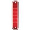1973-80 Chevrolet, GMC Truck; Rear Side Marker Lamp; With Bright Trim; Red Lens; LED Conversion