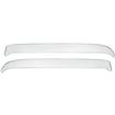 1967-72 Chevy, GMC Truck; Door Window Visor Shades; Polished Stainless; Pair