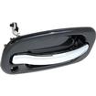 1999-07 Chevrolet, GMC Truck/SUV; Exterior Door Handle; With Key Hole; Black Smooth Housing, Chrome Lever; Front; Right