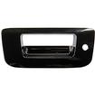 2007-13 Chevrolet, GMC Truck; Tail Gate Handle Bezel; With Key Hole; Without Camera Hole; Black Smooth Finish