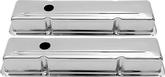 Chevrolet Small Block; 262-400; Chrome Valve Covers; Low Profile