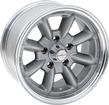17" x 9.5" Superlite Wheel (Aluminum))-5 X 4.5" BP-Silver & Clear Powdercoat Finish - 5.5" BS