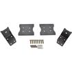1979-04 Ford Mustang; BMR Suspension Torque Box Reinforcement Plate Kit; Lower Only; Plate Style; Black Hammertone