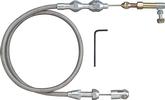 Lokar 24'' Universal Stainless Throttle Cable with Stainless Steel Housing - Carbureted