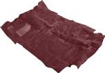 1988-91 Chevy/GMC Crew Cab Pickup 2 WD / Column Shift Claret / Oxblood Molded Cut Pile Carpet Set