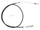 Lokar 48'' Cut-To-Fit Universal Stainless Throttle Cable w/Black Nylon Housing - LS1 and Ram Jet 350