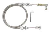 Lokar 24'' Cut-To-Fit Universal Polished Stainless Throttle Cable - Carbureted Models