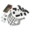 1967-69 Chevrolet Camaro, Pontiac Firebird, 1968-74 Nova; Engine Swap-In-A-Box Kit; GM LS Gen III & IV; Auto Trans; Mild Steel 1-3/4" Mid-Length Headers; HTC Polished Silver Ceramic Coated