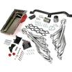 1973-87 Chevrolet & GMC C10/C20 Pickup & Suburban; Engine Swap-In-A-Box Kit; GM LS Gen III & IV; Auto Trans; 1-3/4" Mid-Length Headers; HTC Polished Silver Coated