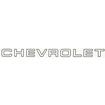 1988-00 Chevrolet Fleetside Truck Tailgate Decal Charcoal