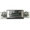 1973-86 GMC Truck - AM/FM Radio with Auxilary Inputs and GMC Logo (200W) - Chrome Face