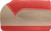 1955 Bel Air 2 Door Hardtop Red / Beige Door Panel Set